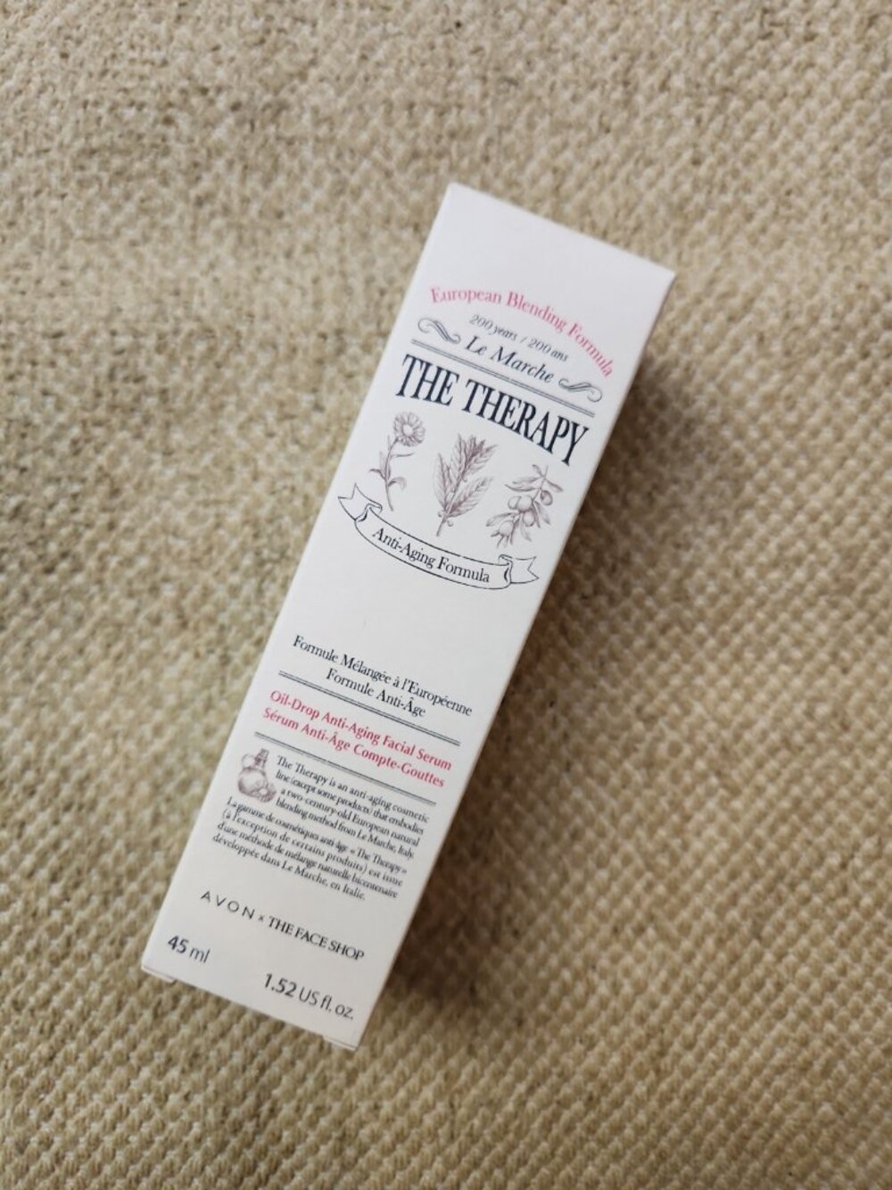 NEW Le Marche The Therapy Anti-Aging Facial Serum Full Size 1.52 fl oz IN BOX